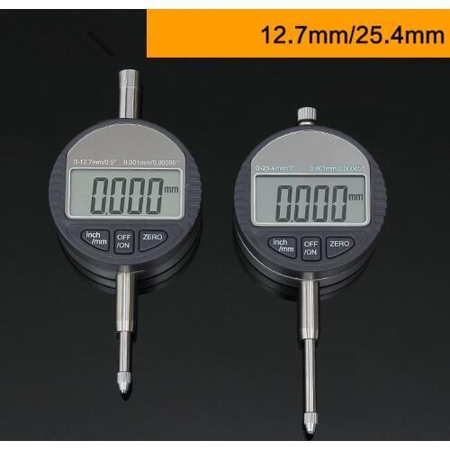 Dial Indicator Gauge Measuring Tools Electronic Micrometer Digital Micrometro Metric/Inch 0.001mm 0-25.4mm