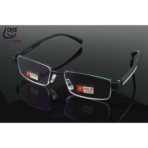 =CLARA VIDA= Simple Ably Commercial TR90 Ultralight Reading Glasses With Case Multilayer Coated Lens +4.5 +5 +5.5 +6 +6.5 TO +12