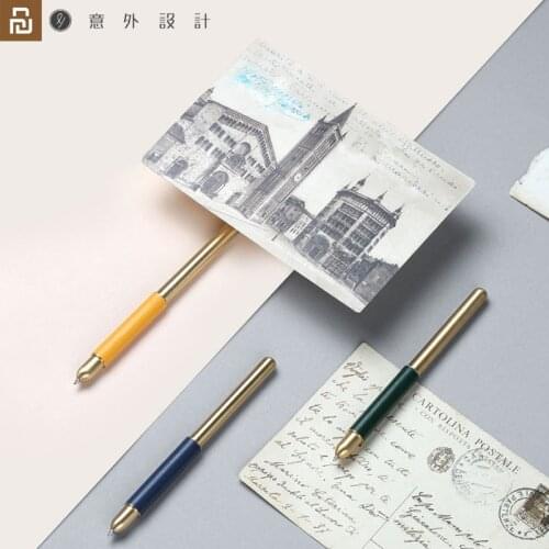 Elegant Youpin Cowhide Signature Pen First Layer Cowhide 22g Light Pens Portable stationery for Business Office School Student