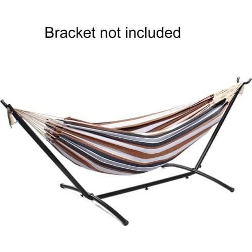Two-person Hammock Indoor Outdoor Comfort Durability Yard Striped Hanging Chair Large Chair Hammocks Not With Hammock Stand