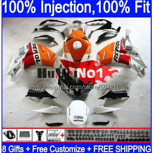 Injection For HONDA CBR 1000RR 1000 CBR1000 RR 2012 2013 14 15 16 118MC.38 CBR1000RR 12 13 2014 2015 2016 Repsol White Fairing