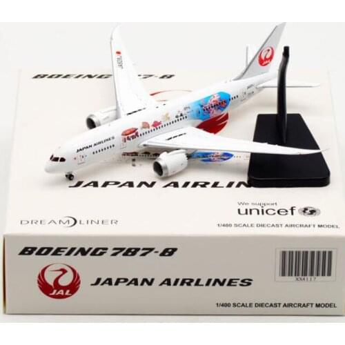 1:400 Scale Japan Aircraft Airlines B787 Planes Model Classic gift Airplanes JAL AlloyPlane collectible display model collection
