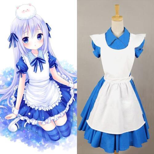 Halloween Maid Costumes Womens Adult Alice Cosplay in Wonderland Costume Full Set Suit Maids Lolita Fancy Dress Cosplay Costume