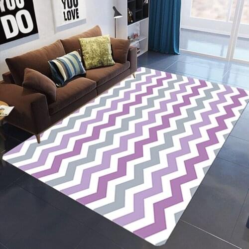 Psychedelic pattern carpet Square Anti-Skid Area Floor Mat 3D Rug Non-slip Mat Dining Room Living Room Soft Bedroom Carpet style