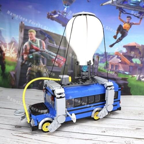DIY Air Bus Mini Movable Building Blocks Bricks Educational Technic Toys Gifts For Children Kids Toy Cars Trucks MOC 500+Pcs