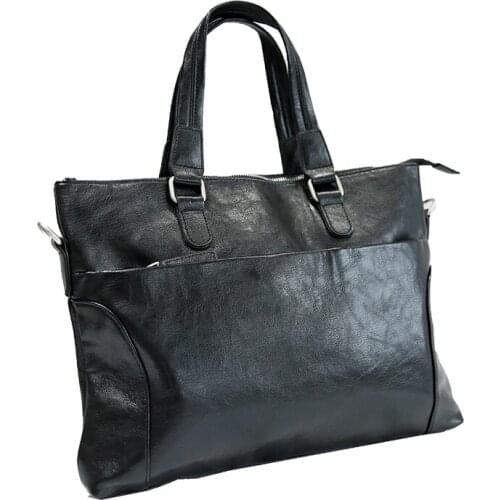 Korean MenS Briefcase Business Handbag Simple Trend 2021 New Leisure Simple One Shoulder Messenger Bag