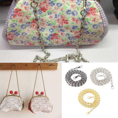 New Metal Purse Chain Strap Handle Shoulder Crossbody Bag Handbag Replacement