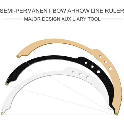 New Arrival Permanent Bow Arrow Line Ruler Eyebrow Planning Tool For Microblading Supplies