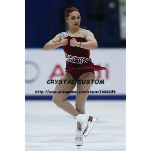 Custom Figure Skating Dresses Graceful New Brand Girls Ice Skating Dresses For Competition DR4287