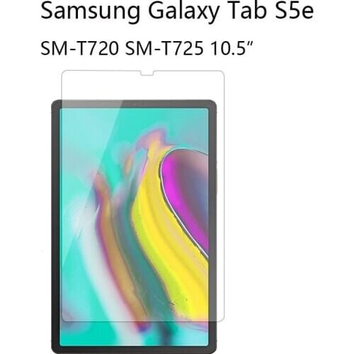 Screen Protection for Samsung Galaxy Tab S5e 10.5 2019 T720 T725 Tempered Glass Film for SM-T720 SM-T725 10.5" Tablet Glass 9H