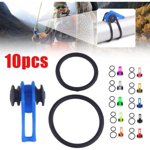 10pc Plastic Fishing Hook Secure Keeper Holder Fishing Lure Accessories Jig Hooks Safe Keeping For Fishing Rod Tool Bait Casting