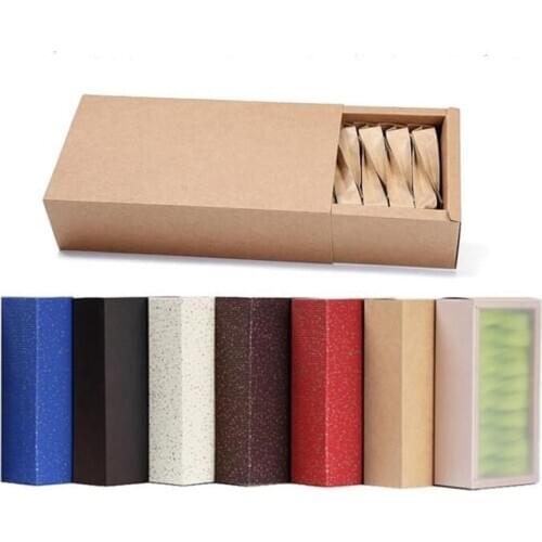 20pcs Drawer Slide Paper Box Colored Gift Christmas Box For Cookie Party Favor Box Cardboard Packaging Boxes