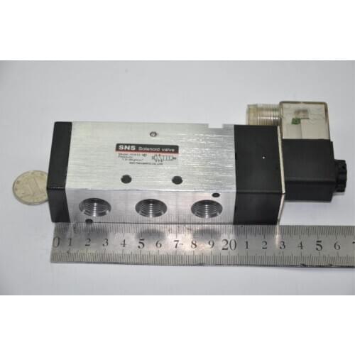 4V410-15 RC1/2'' DC12V DC24V 220V 2 position 5 port Solenoid Control Valve (4V Series) SNS pnematic parts Air valve 2/5ways