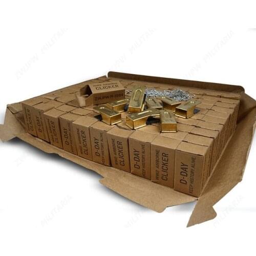 50 PCS/LOT WW2 US Army Airborne CRICKET CLICKER American D-Day Para Air Force Signals - World military Store