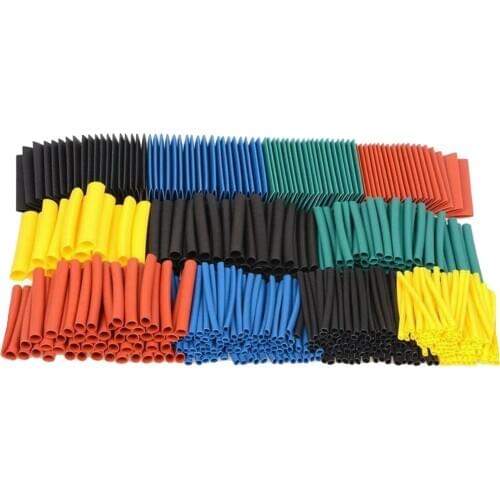 530PCS 2:1 HEAT SHRINK TUBING TUBE SLEEVING WRAP CABLE WIRE 1.5/2/3/4/5/6/8/10MM