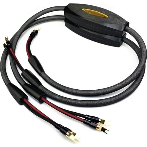 Audiophile Transparent Musicwave Ultra Audio Speaker Cable with Gold Plated Y Spade
