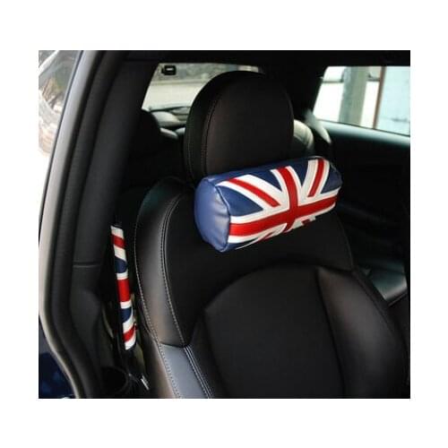 Car Pillow Neck Headrest for MIN Cooper Universal Head Rest Cushion Pad Auto Styling Accessories x1