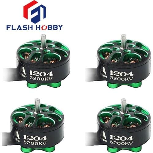FlashHobby Arthur A1204 1204 5200kv 2-4S micro Brushless Motor For FPV Racing drone Mini Multirotor 100-150mm frame kit