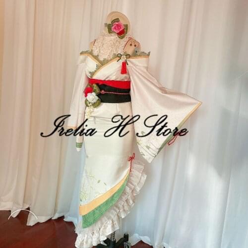 Custom made/size Richelieu AL Cosplays Azur Lane Richelieu Cosplay Costume New Year kimono Richelieu Cosplay Costume dresss fema