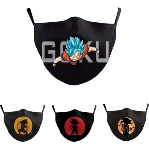 Cartoon Anime Wukong Party Masks for Men Halloween Cospaly Street Sports Dust-proof Breathable Adjustable Funny Protection Mask