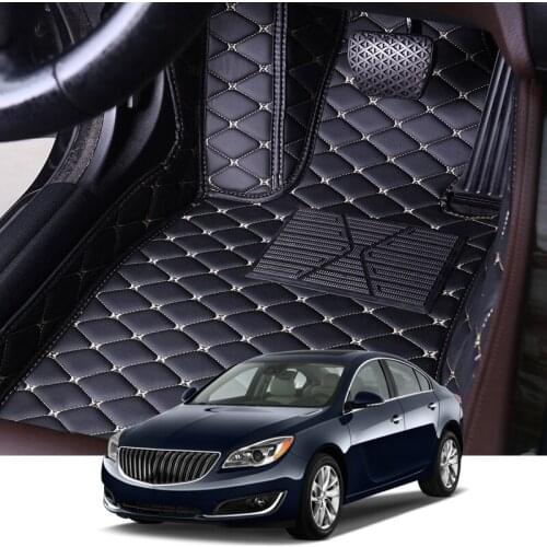For Opel Insignia Buick Regal Sedan 2017-2020 Car Floor Mats Set Leather Cover Mat Styling Foot Protector Pad Auto Accessories