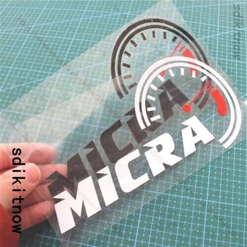 2021 NEW Car Dash board Decal Speed Sticker Styling windshield light Decoration For Nissan micra k11 k12 k13 k14 accessories