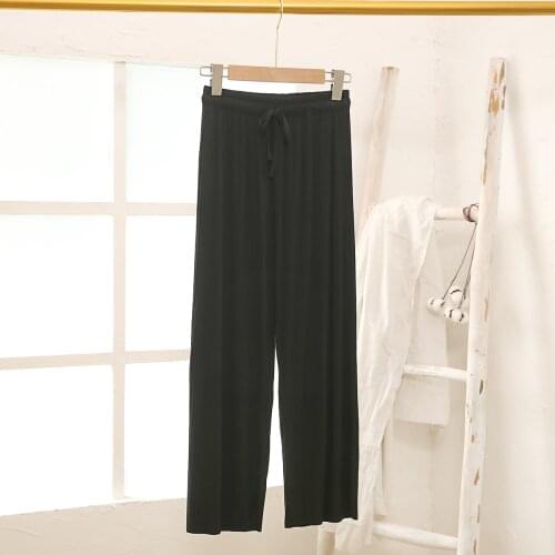 2021 New High-quality Modal Women Wide-leg Pants Loose Spring Summer Drape Smooth and Non-stick Legs
