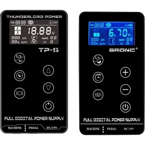 One Pro Upgrade Touch Screen TP-5/TPN-035 Intelligent Digital LCD Permanent Makeup Tattoo Machine Power Equipment Supply