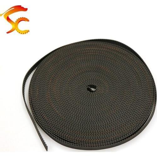 High Quality 50meters/LOT MXL timing belt Pitch=2.032 open rubber belt width 6.35mm=025" 3D Printer belt MXL-025 Free Shipping