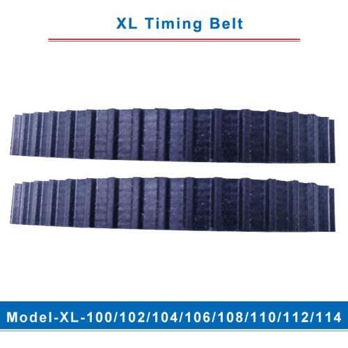 XL timing belt model-102XL/104XL/106XL/108XL/110XL/112XL/114XL belt teeth pitch 5.08mm width 10/15mm for XL timing pulley