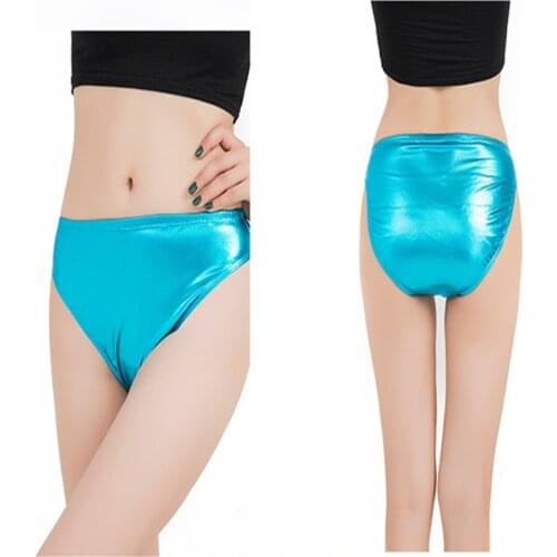 Speerise Women Metallic Shorts For Adults Ballet Performance Dance Bottoms Basic Booty Shorts Fitness Underpants Girls