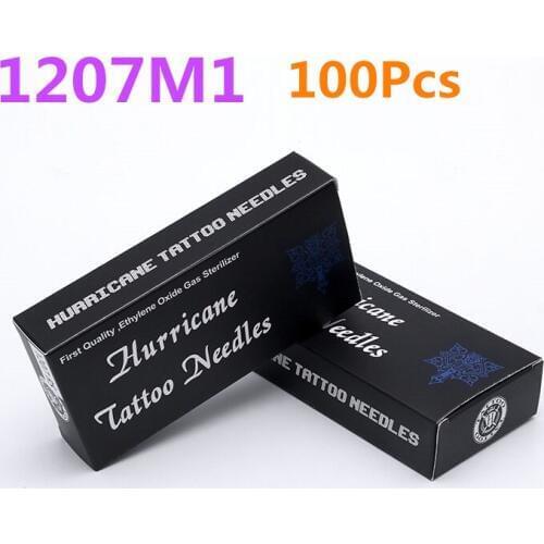 Tattoo Needles Mixed 1207M1 100PCS/lot Mixed Assorted Sterilize Single Stack Magnum Tattoo Needles