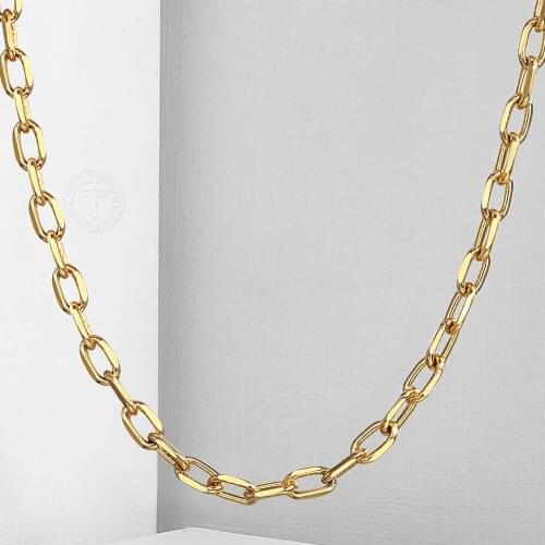 Thin Necklace Chock for Womens Girls 2mm Gold Filled Cable Rolo Link Chain Fashion Jewelry Wholesale Accessories 17.5inch DGN471