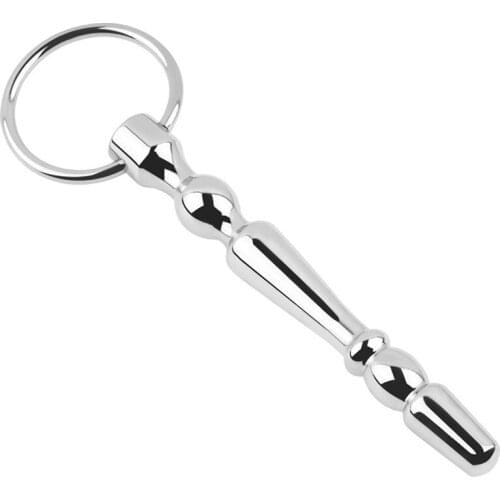 Male Urethra Stimulators Penis Insert Plug Stainless Steel Urethral Dilators Sounding Rod Cock Ring Sex Toys For Men