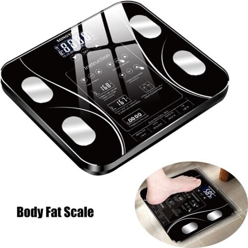 Body Fat Scales Intelligent Electronic Weight Scale High Precision Digital BMI Scale Water Mass Health Body Analyzer Monitor