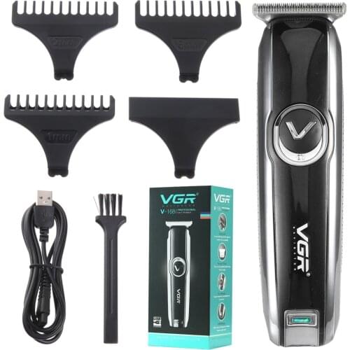 VGR Professional Hair Clipper for Men 0 Cutter Head Electric Trimmer Haircut Shaving Machine Cutting Barber Clippers Blade Razor