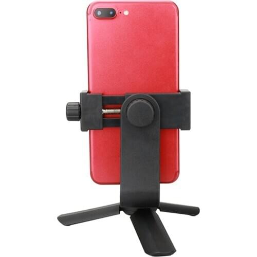 360-degree Rotating Tripod Mount Adapter Horizontal/Vertical Bracket Smartphone Holder