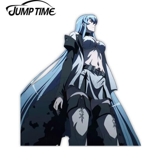 Jump Time Akame Ga Kill! Esdese 11.9 Anime Sexy Girl Vinyl Decal Window Car stickers