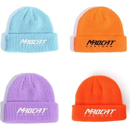 Beanie Winter Hats For Woman New Wool Blended Soft Wool Casual Fashion Men Women Personality Warm Knitted hat 2020