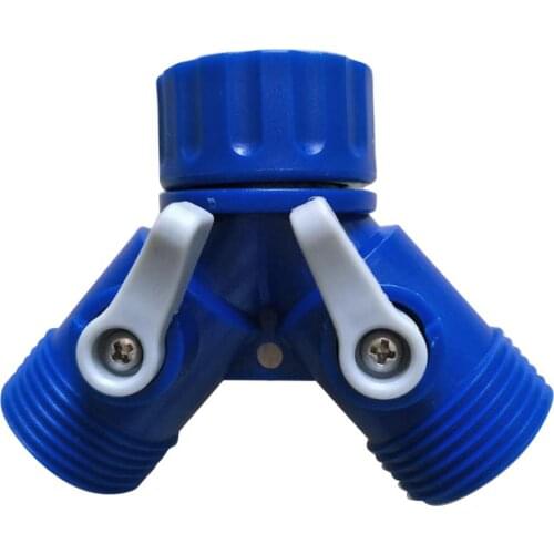 1 Pcs Y Faucet Adapter Shunt Switch Water Tap Splitter Control Valve Adapter For Connector Garden Irrigation System Tools