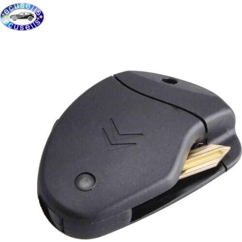 2 Button Remote Flip Key Shell Case Folding Fob for Citroen Evasion Xantia Xsara Synergie Dispatch