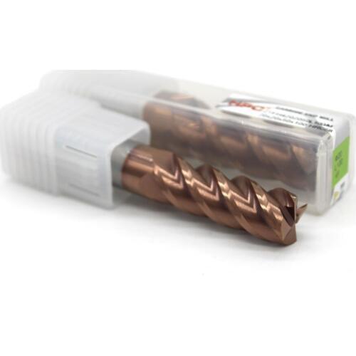 20*20*100 of 4 flutes HRC 58 mill cutter solid carbide end mill CNC machine