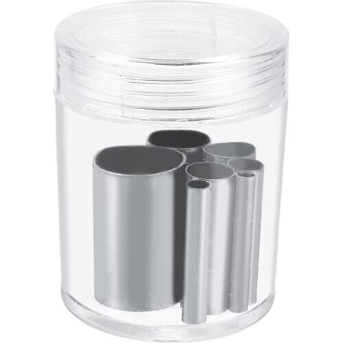 7pcs/lot Stainless Steel Pottery Clay Cutter Tools Small Round Circle Polymer Ceramic Pottery Punch Dotting Polymer Clay Tools