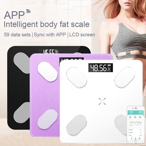 Digital Body Fat Scales Bluetooth Electronic Outdoor Mini Smart Weighing Composition Analyzer Bathroom Weight Scales Floor Scale