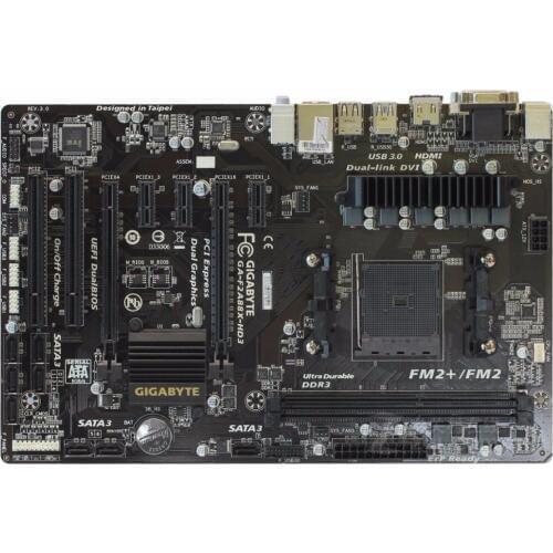 For Gigabyte GA-F2A88XM-HD3 Original Used Motherboard F2A88XM-HD3 for A88X Socket FM2 FM2+ DDR3 USB3.0 SATA3.0