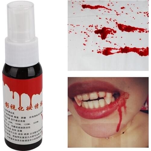 Artificial Blood Fake Blood Prop Decorate 30ML Red Lifelike Plasma Cosplay