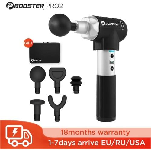 Booster Pro 2 Deep Tissue Muscle Massage Gun Body Massager 5 Heads with Low Noise for Fitness Shaping