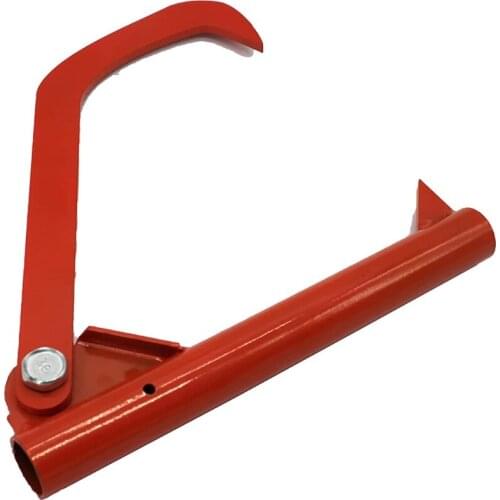 Metal 17.71inch Indispensable Forestry Multitool Cant Hook Log Heavy Anti-rust Oblique Hook Tool Forestry Multitool