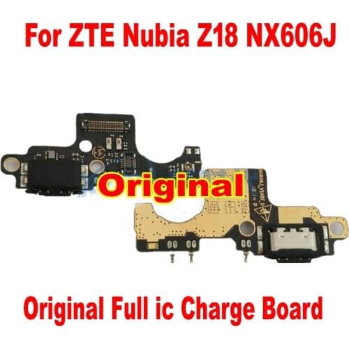 Original Working Charging Flex Cable Charge Dock Port Board USB Connector For ZTE Nubia Z18 NX606J Charger Sub