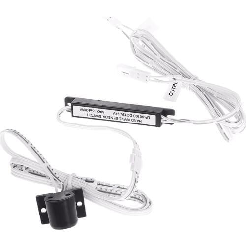 DC 12V 24V Proximity Sensor Hand Wave Sensor Switch for LED Strip Light Cabinet